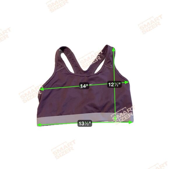 Nike Sports Bra Womens Size Large Dri Fit Athleisure Purple Lavender - Picture 4 of 5